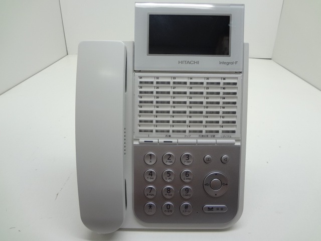 HITACHI ET-36iF-SDW ET-iF 36ボタン標準電話機(W) |中古, HITACHI,iF