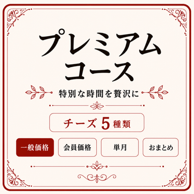 チーズ定期便<プレミアムコース><br>毎月お届け（一般会員用）（8月～）