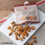 りんごで作ったお酒のおつまみ　あおもり林檎と3種のナッツ（シナモン＆ジンジャー）まごころ農場