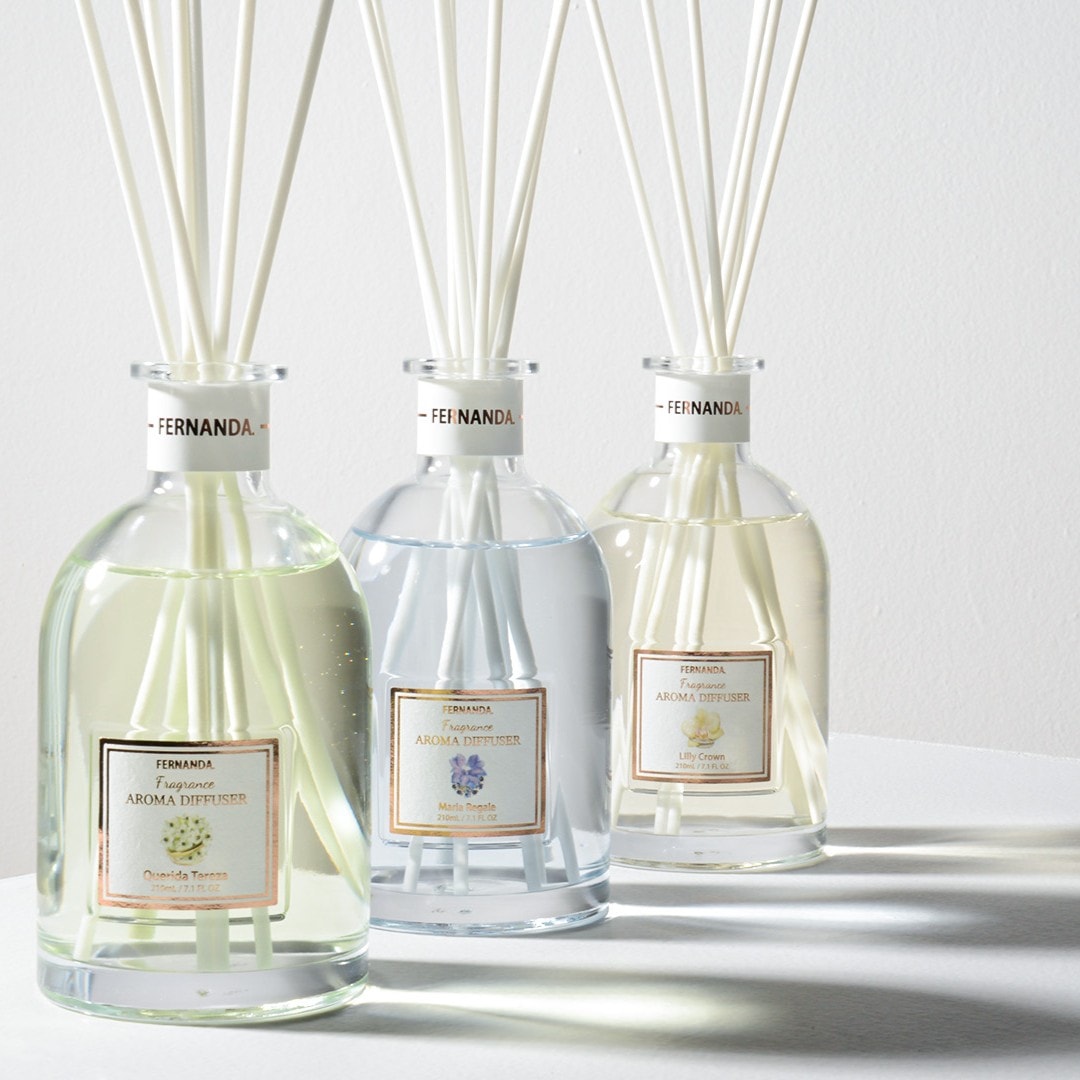 フレグランスアロマディフューザー210ml(ケリーダテレーザ)/Fragrance Aroma Diffuser 210ml(Querida Tereza)