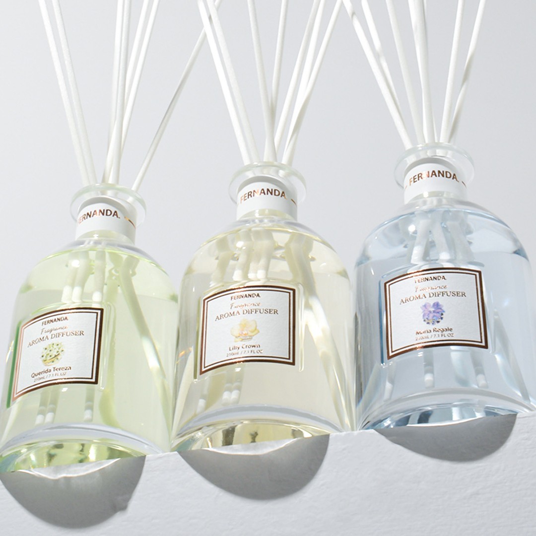 フレグランスアロマディフューザー210ml(ケリーダテレーザ)/Fragrance Aroma Diffuser 210ml(Querida Tereza)