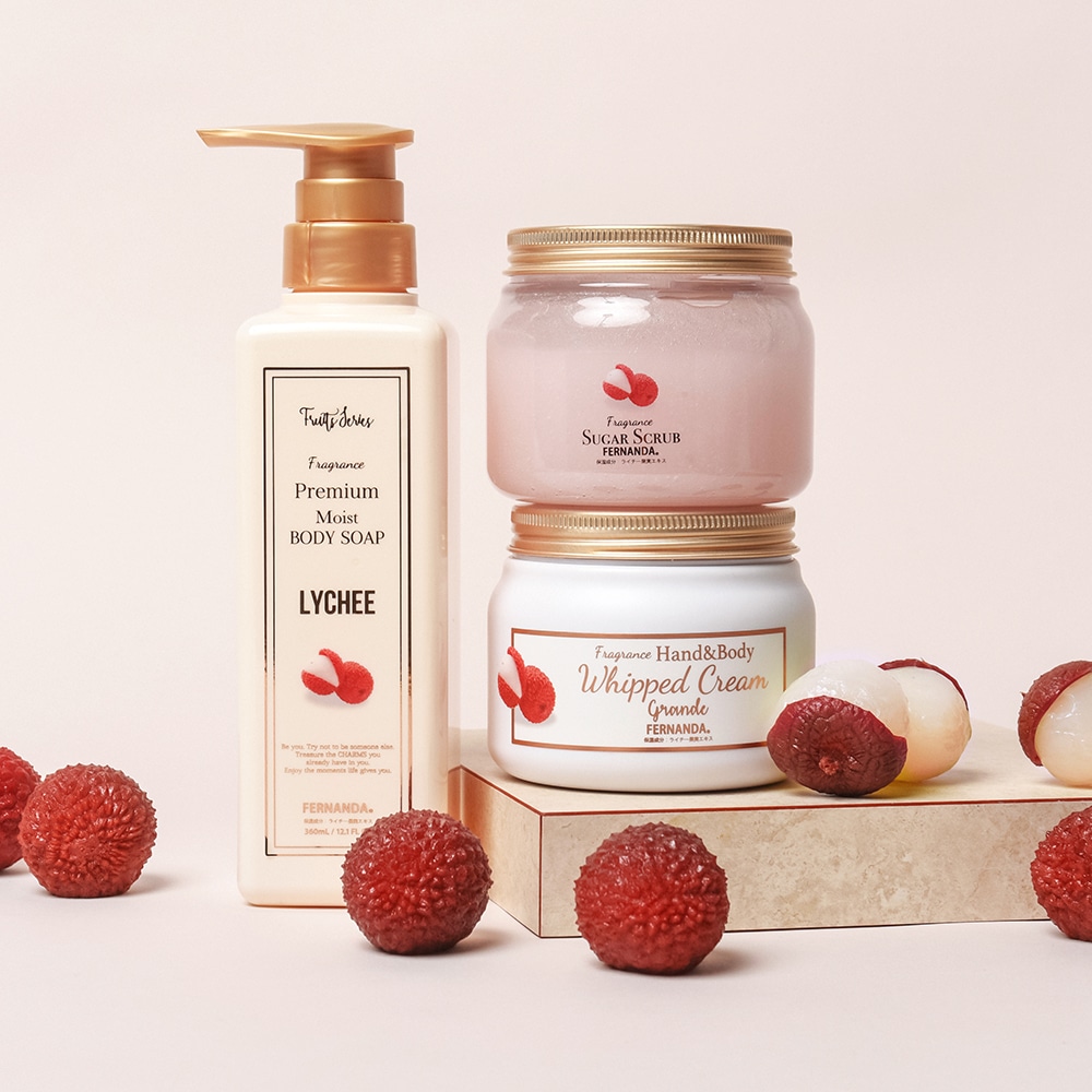 フレグランスシュガースクラブ グランデ（ライチ）/Fragrance Sugar Scrub Grande (Lychee)