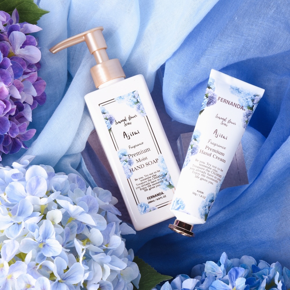 フレグランスプレミアムハンドソープ（アジサイ）/Fragrance Premium Hand Soap (Ajisai)