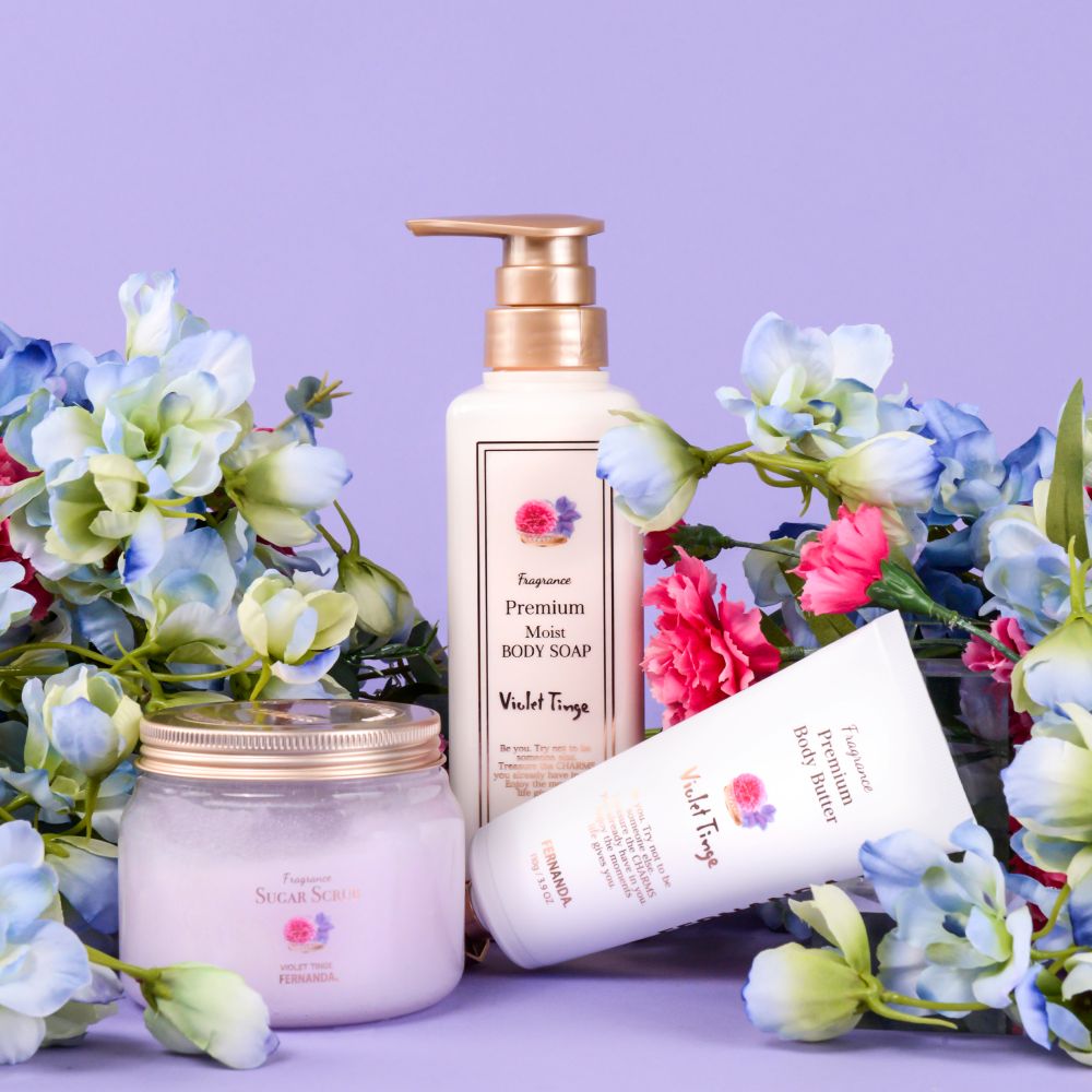 フレグランスプレミアムボディバター（バイオレットティンジ