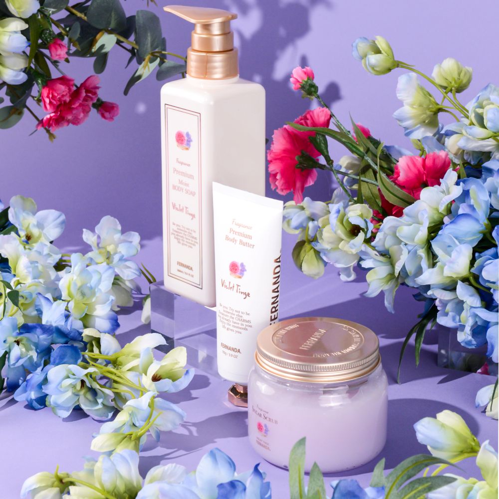 フレグランスプレミアムボディバター（バイオレットティンジ