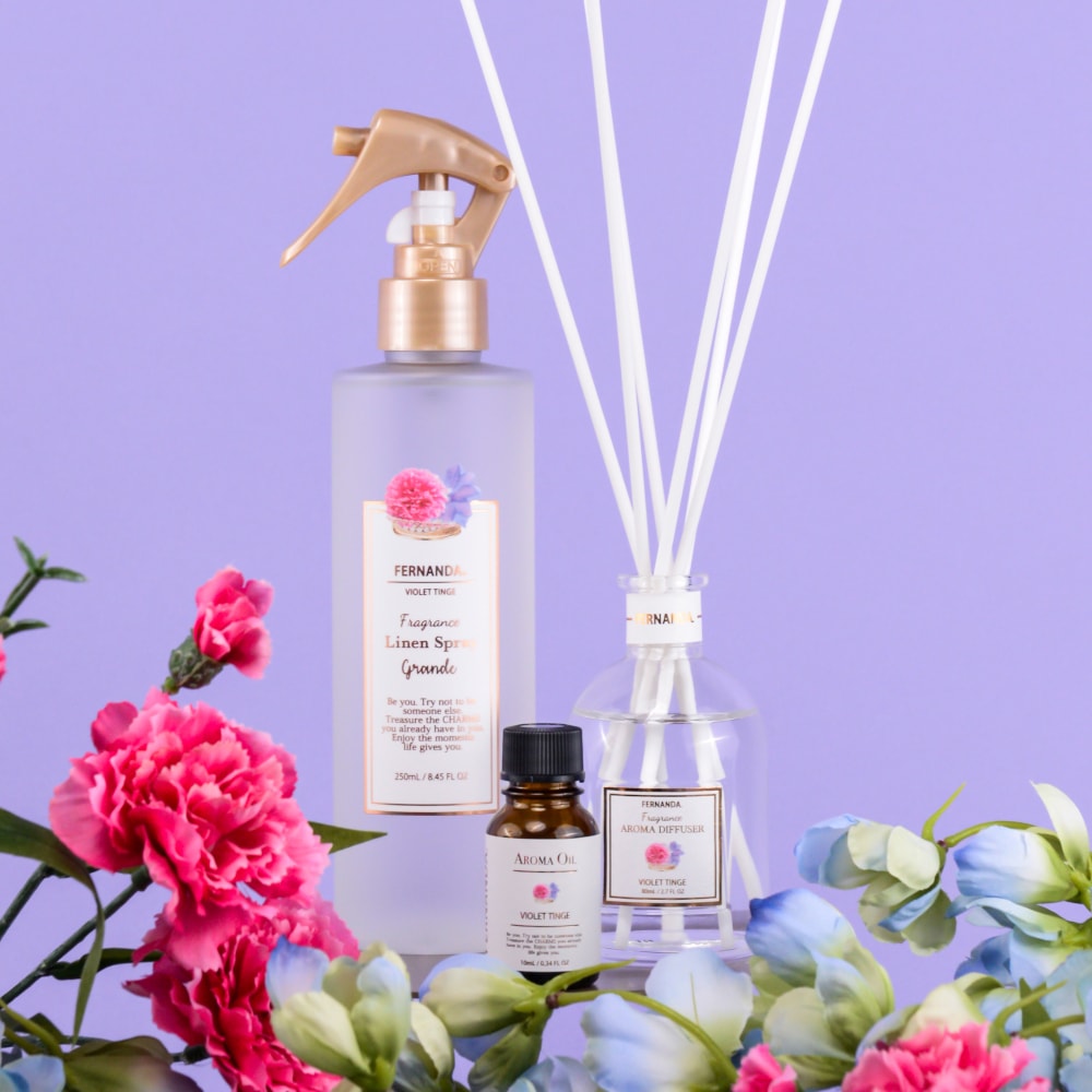 フレグランスアロマディフューザー80ml（バイオレットティンジ