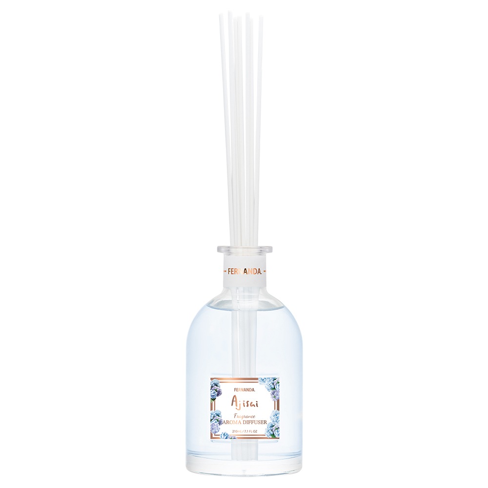 フレグランスアロマディフューザー210ml（アジサイ）/Fragrance Aroma Diffuser 210ml (Ajisai)