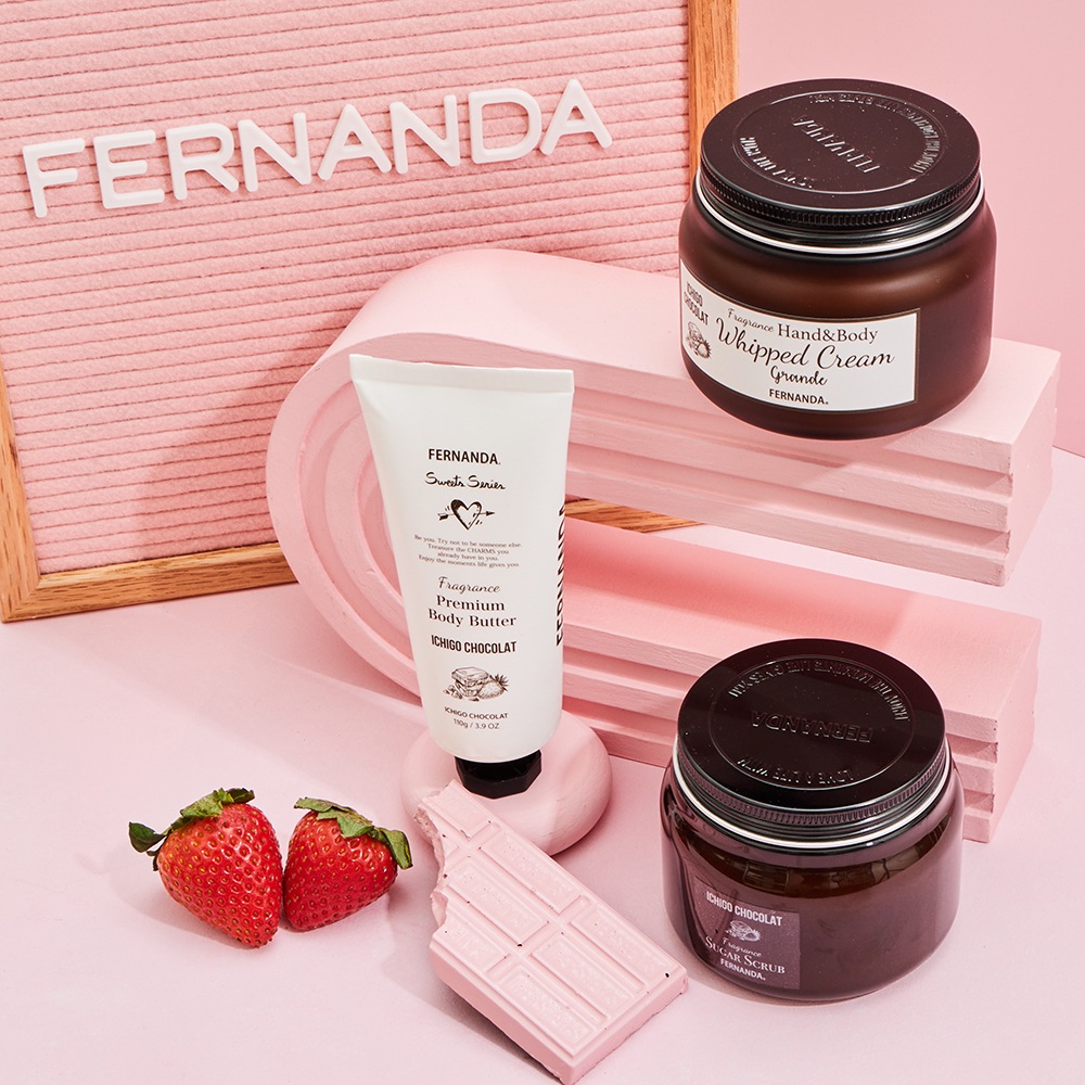 Fragrance Sugar Scrub Grande (Ichigo Chocolat)/フレグランスシュガースクラブグランデ（イチゴショコラ）