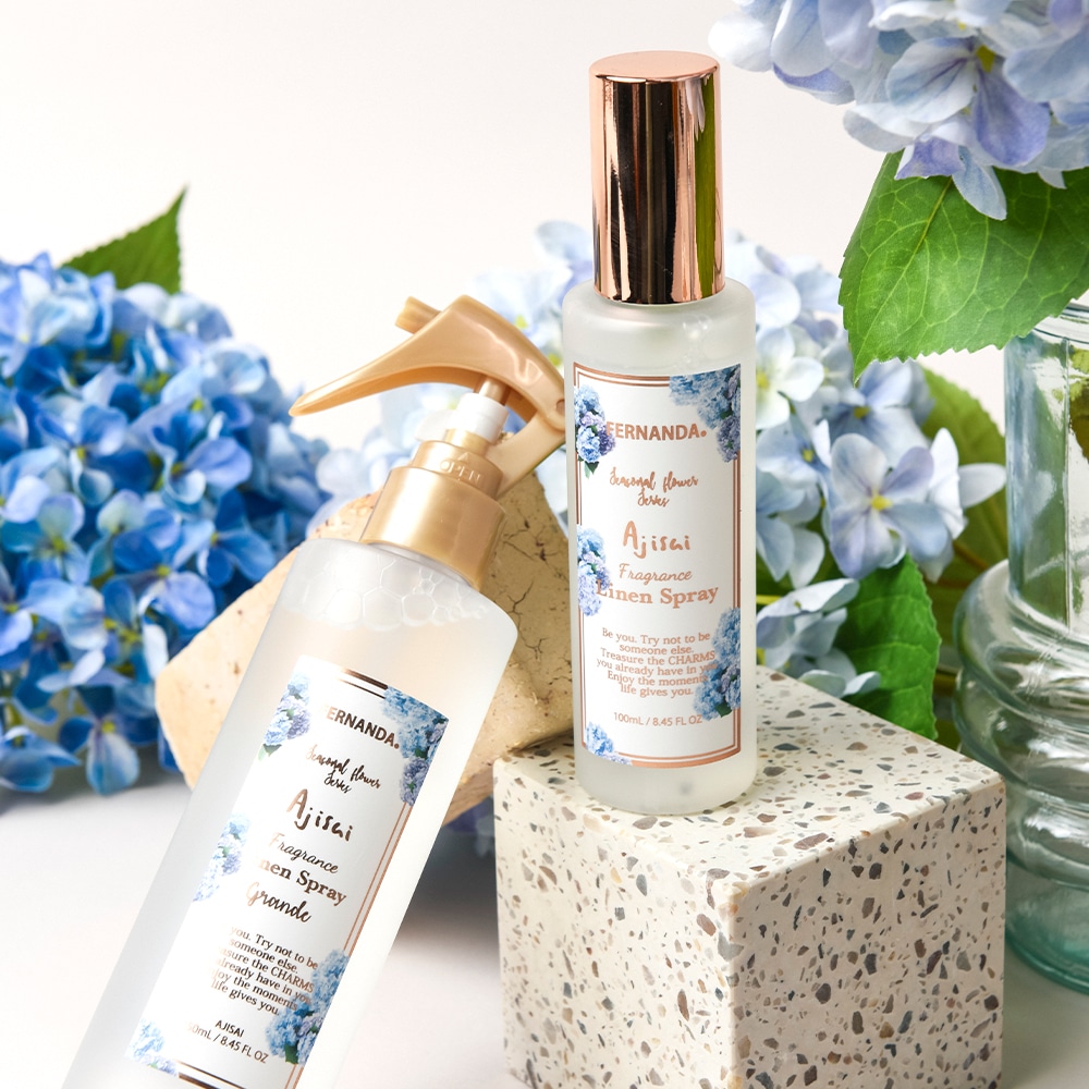 フレグランスリネンスプレーグランデ（アジサイ）/Fragrance Linen Spray Grande (Ajisai)