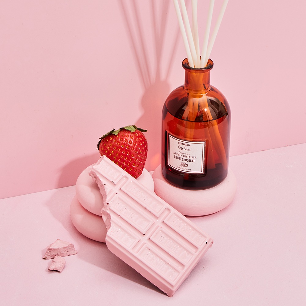 Fragrance Aroma Diffuser 80ml (Ichigo Chocolat)/フレグランスアロマディフューザー80ml（イチゴショコラ）