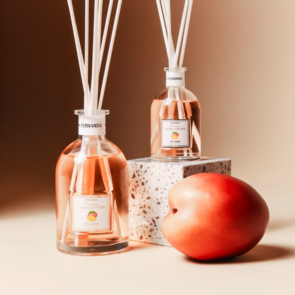 フレグランスアロマディフューザー80ml（アップルマンゴー