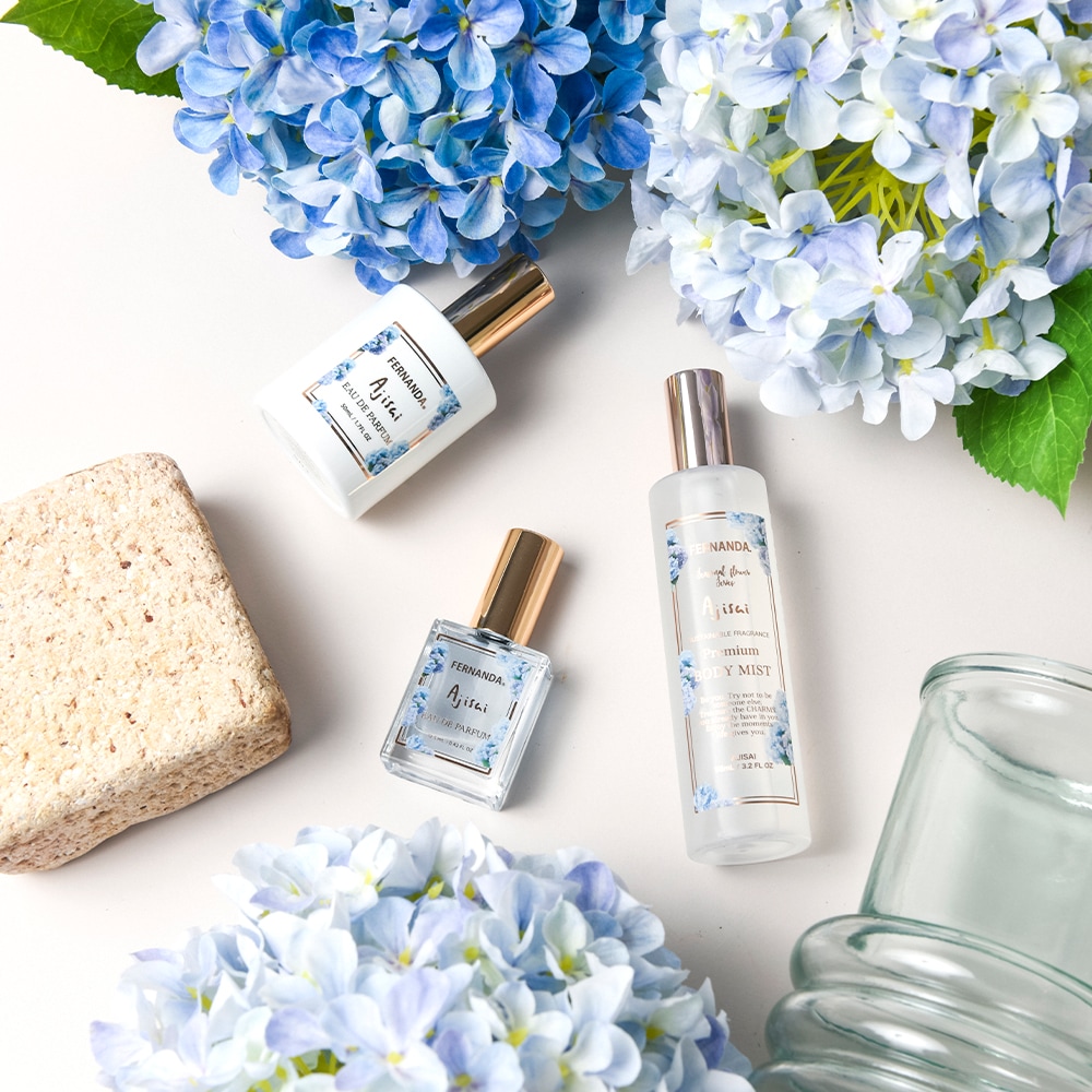 フレグランスプレミアムボディミスト（アジサイ）/Fragrance Premium Body Mist (Ajisai)