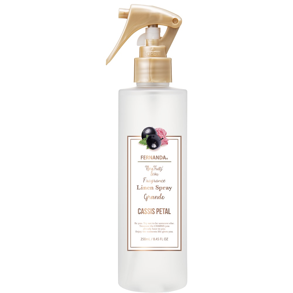フレグランスリネンスプレーグランデ（カシスペタル）/Fragrance Linen Spray Grande (CASSIS PETAL)