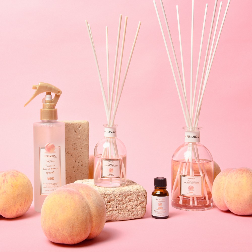 フレグランスアロマディフューザー210ml（モモ）/Fragrance Aroma