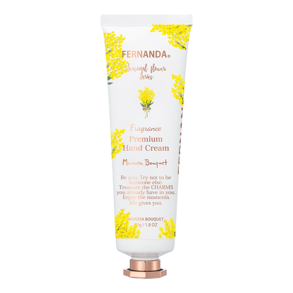 フレグランスプレミアムハンドクリーム（ミモザブーケ）/Fragrance Premium Hand Cream (Mimosa Bouquet)
