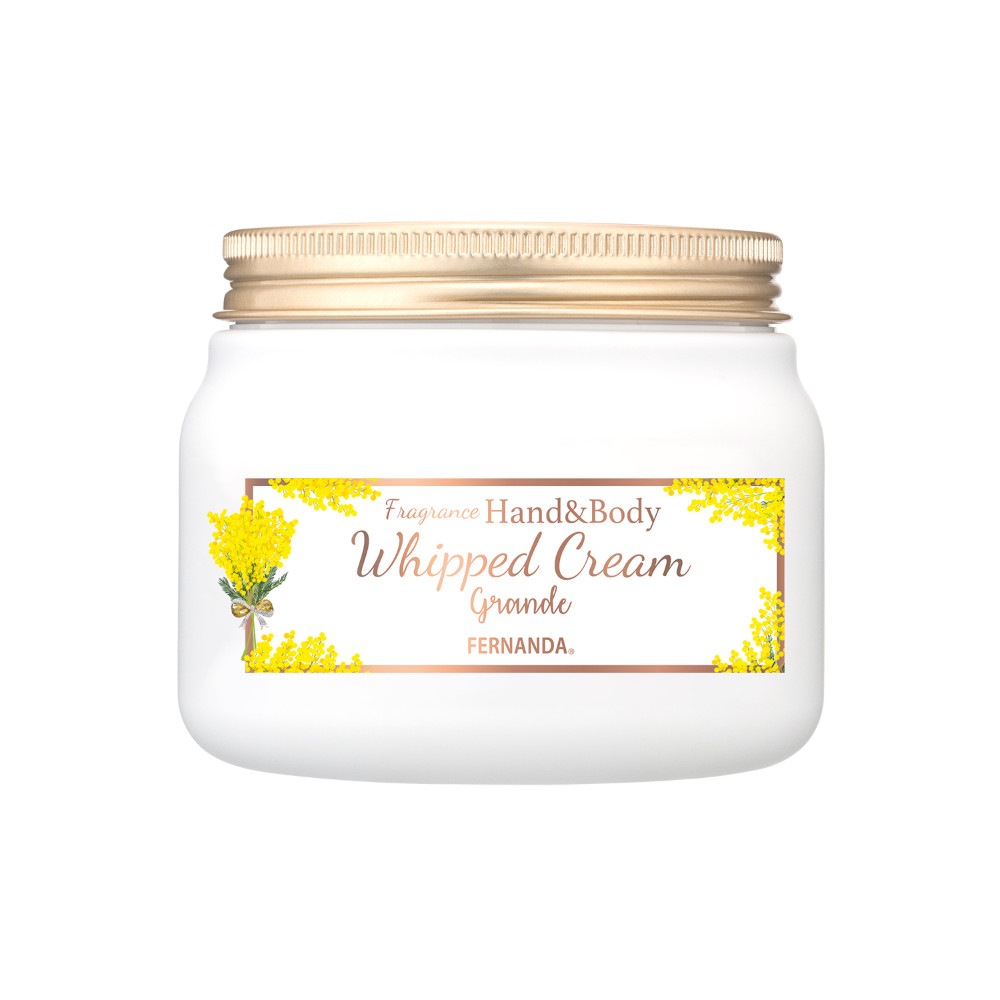 フレグランスハンド＆ボディホイップクリーム グランデ（ミモザブーケ）/Fragrance Hand & Body Whipped Cream Grande (Mimosa Bouquet)