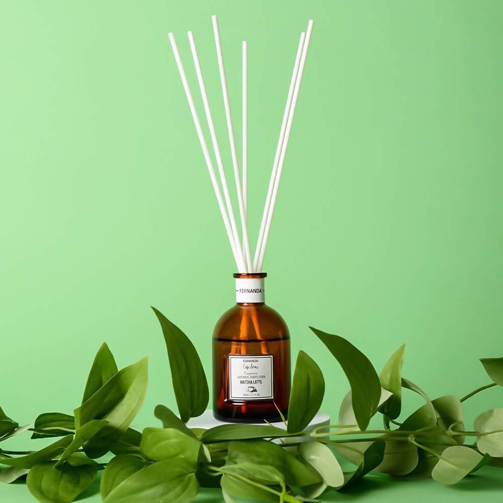 フレグランスアロマディフューザー80ml(マッチャラテ)/Fragrance Aroma Diffuser 80ml(Matcha Latte)