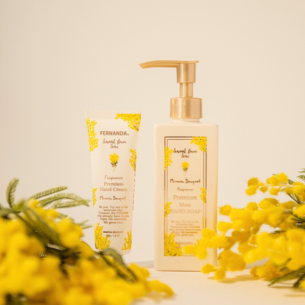 フレグランスプレミアムハンドソープ（ミモザブーケ）/Fragrance Premium Hand Soap (Mimosa Bouquet)