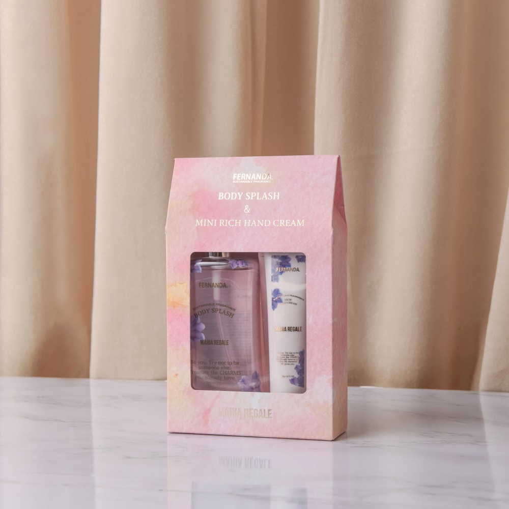 ボディスプラッシュ＋ミニリッチハンドクリームセット（マリアリゲル）/Body Splash + Mini Rich Hand Cream SET (Maria Regale)