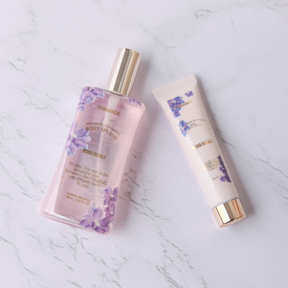 ボディスプラッシュ＋ミニリッチハンドクリームセット（マリアリゲル）/Body Splash + Mini Rich Hand Cream SET (Maria Regale)