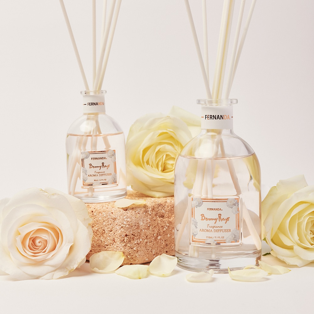 フレグランスアロマディフューザー80ml（ボニーレイズ）/Fragrance Aroma Diffuser 80ml (Bonny Rays)