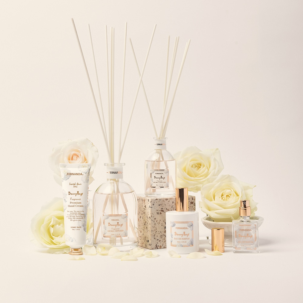 フレグランスアロマディフューザー80ml（ボニーレイズ）/Fragrance Aroma Diffuser 80ml (Bonny Rays)