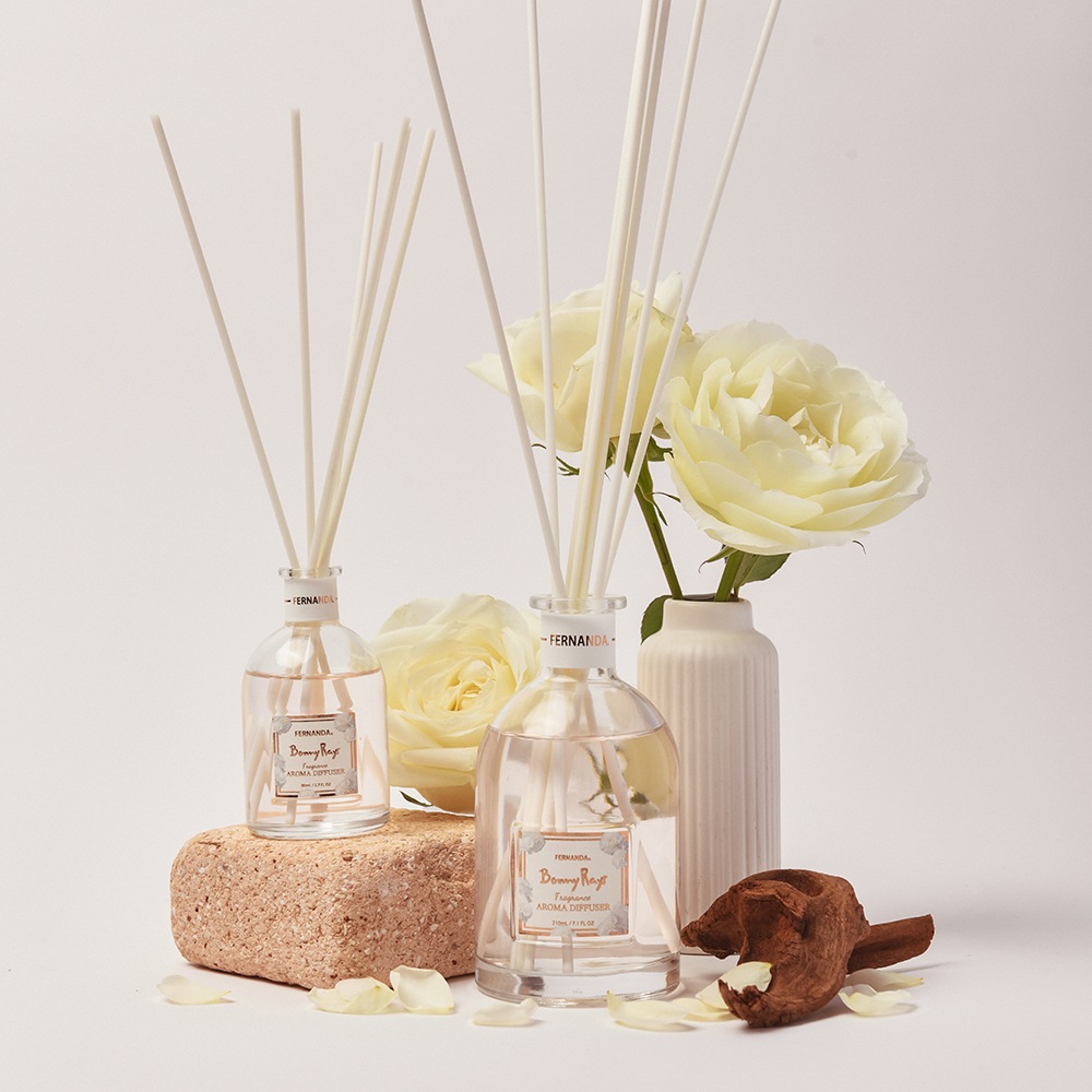 フレグランスアロマディフューザー210ml（ボニーレイズ）/Fragrance Aroma Diffuser 210ml (Bonny Rays)