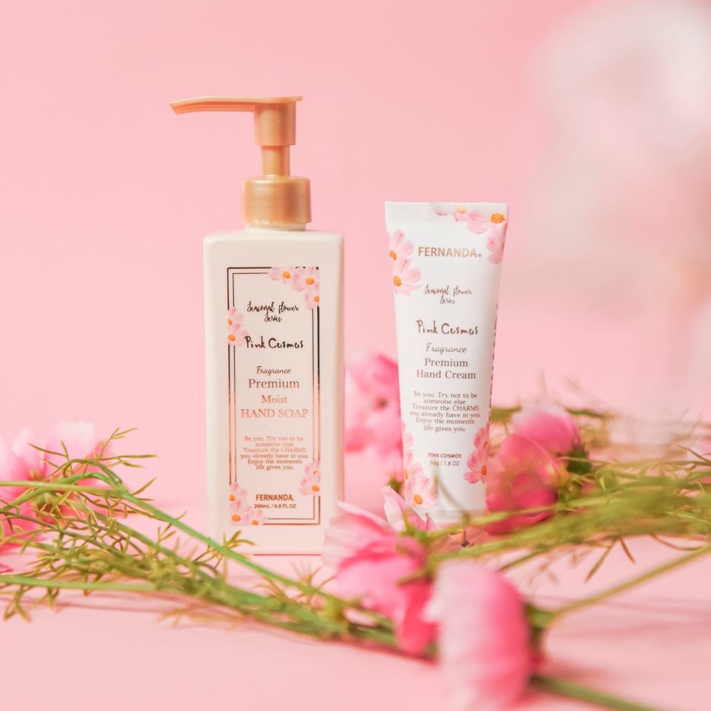フレグランスプレミアムハンドクリーム（ピンクコスモス）/Fragrance Premium Hand Cream (Pink Cosmos)