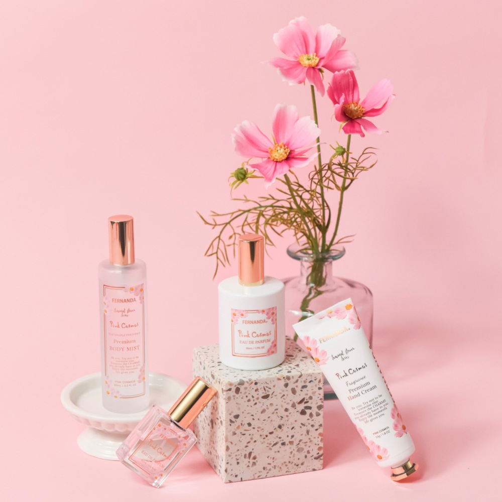 フレグランスプレミアムハンドクリーム（ピンクコスモス）/Fragrance Premium Hand Cream (Pink Cosmos)