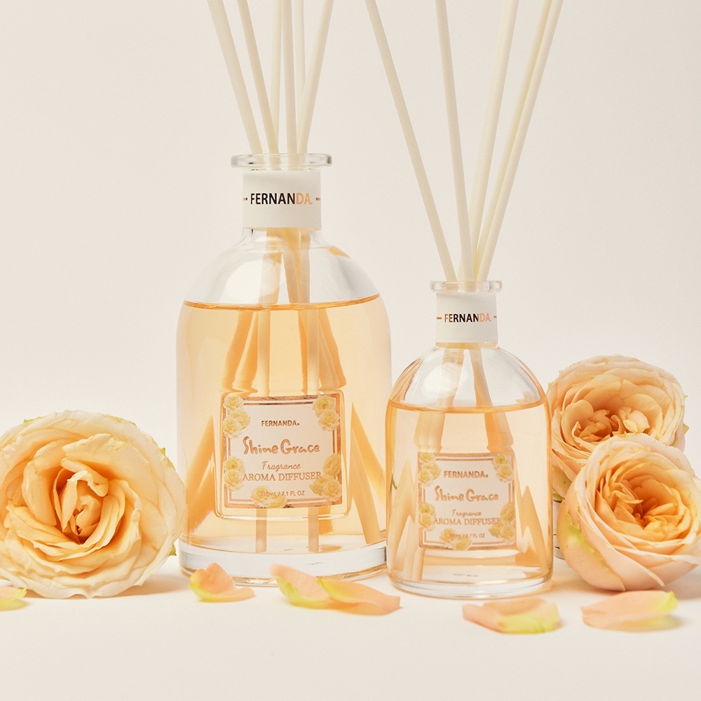 フレグランスアロマディフューザー210ml（シャイングレイス）/Fragrance Aroma Diffuser 210ml (Shine Grace)