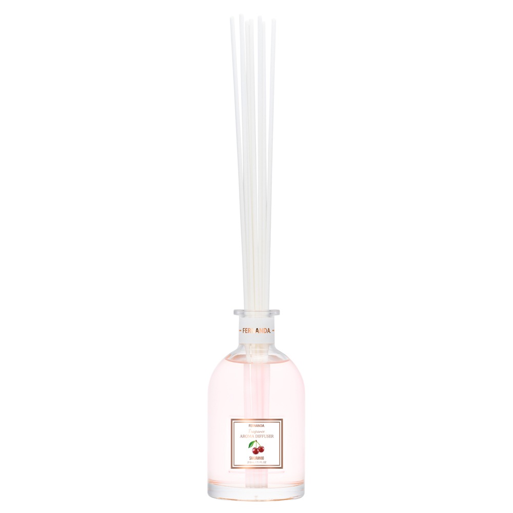 フレグランスアロマディフューザー210ml(サクランボ)/Fragrance Aroma Diffuser 210ml(Sakuranbo)