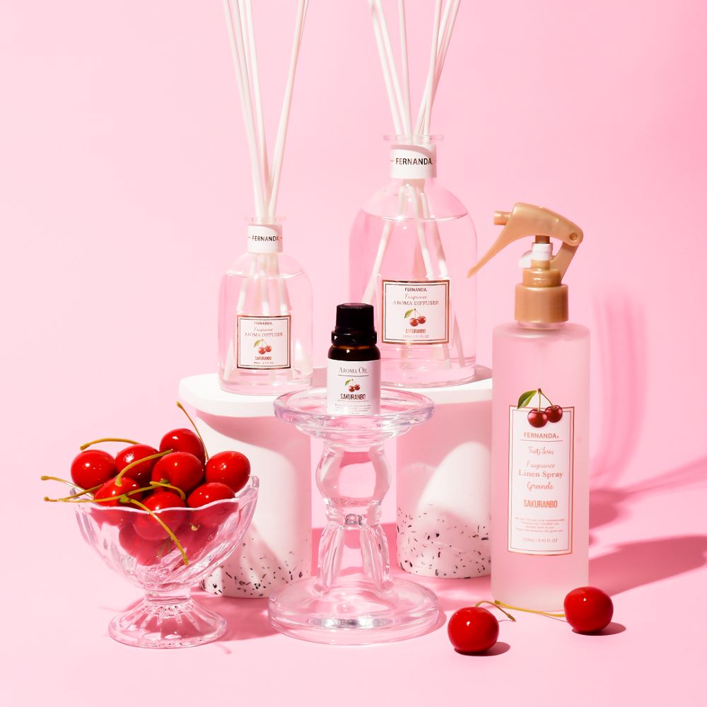 フレグランスアロマディフューザー210ml(サクランボ)/Fragrance Aroma
