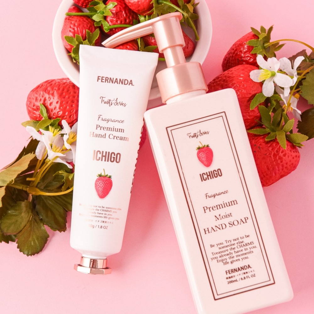 フレグランスプレミアムハンドソープ（イチゴ）/Fragrance Premium Hand Soap (Ichigo)