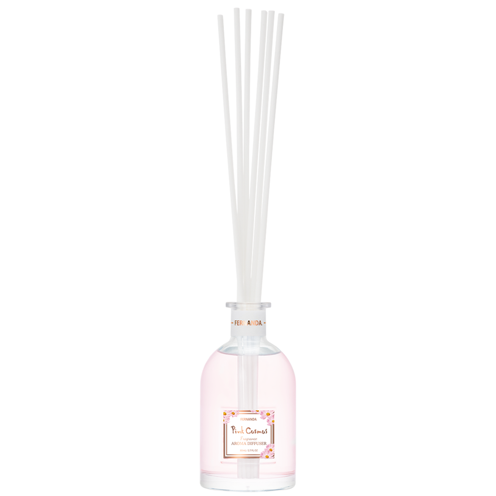 フレグランスアロマディフューザー80ml（ピンクコスモス）/Fragrance Aroma Diffuser 80ml (Pink Cosmos)