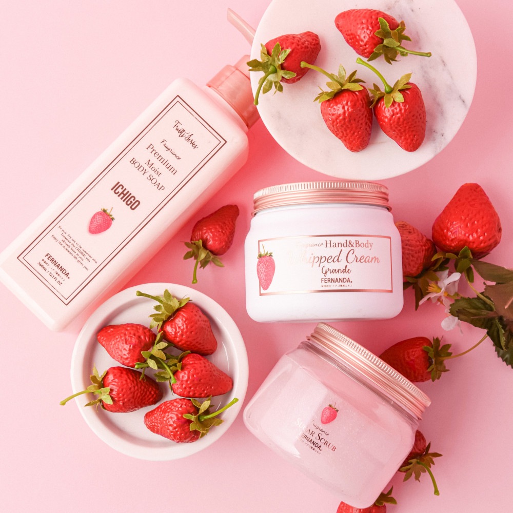 フレグランスプレミアムボディソープ（イチゴ）/Fragrance Premium Body Soap (Ichigo)