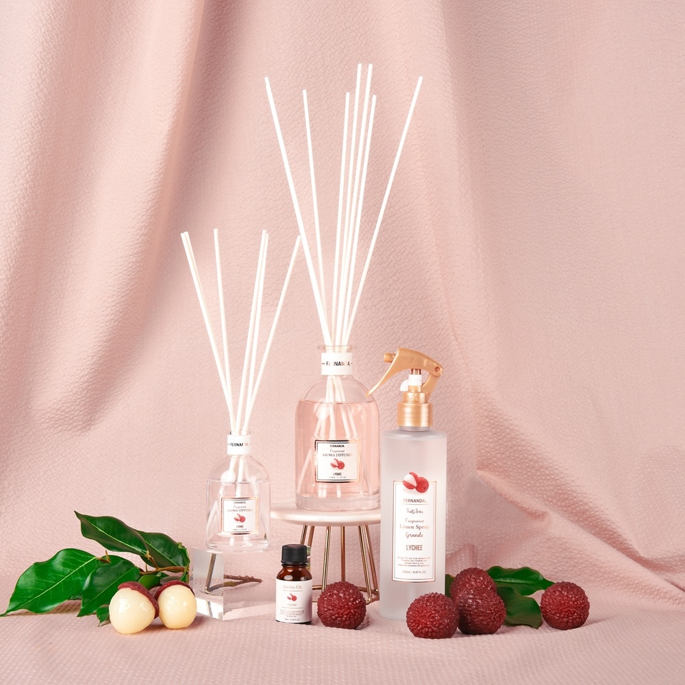 フレグランスアロマディフューザー80ml（ライチ）/Fragrance Aroma Diffuser 80ml (Lychee)