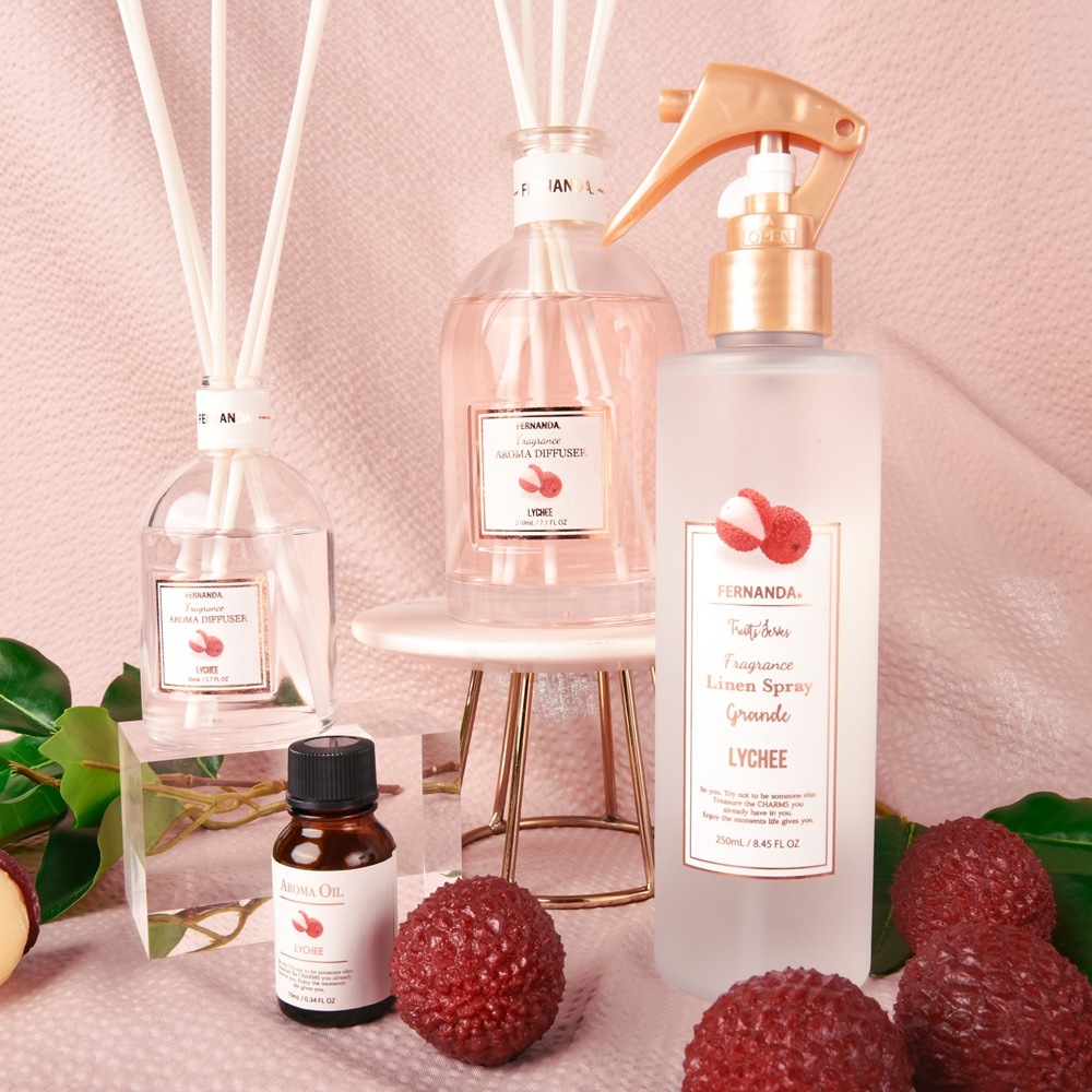 フレグランスアロマディフューザー80ml（ライチ）/Fragrance Aroma Diffuser 80ml (Lychee)