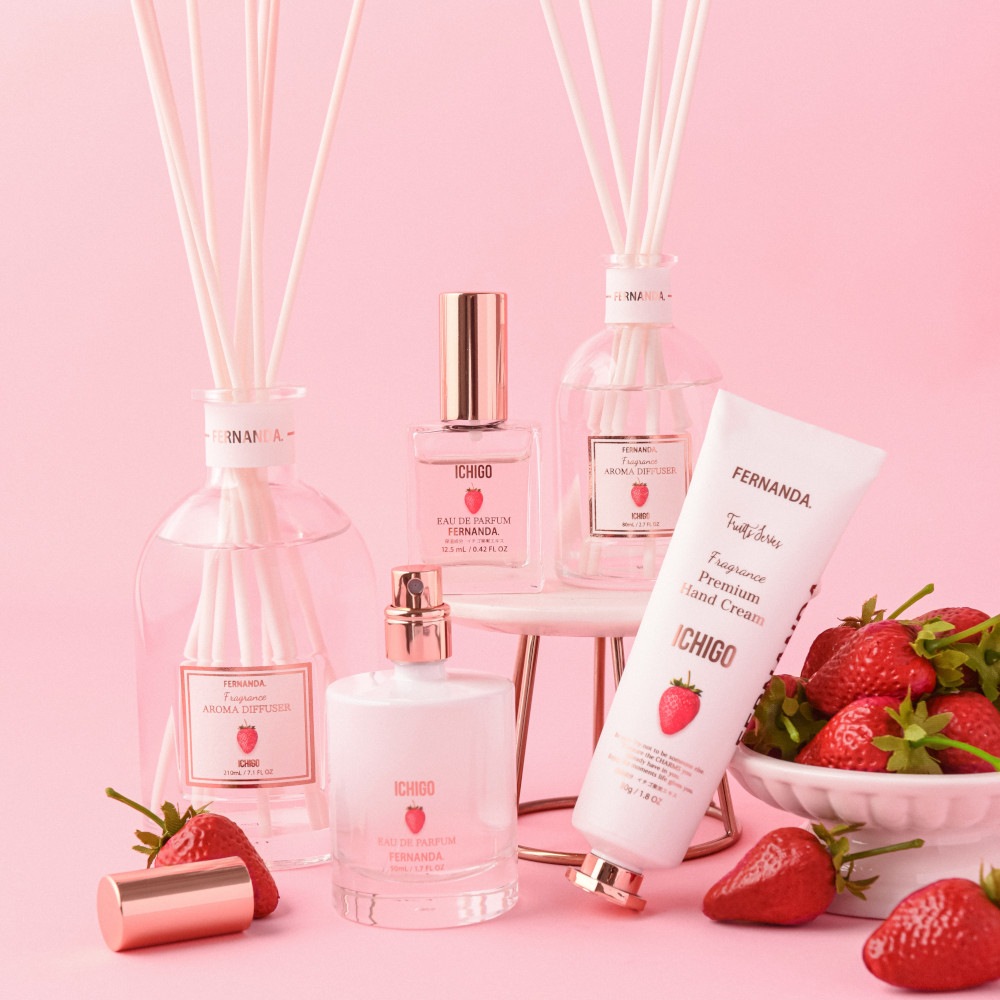 フレグランスアロマディフューザー80ml（イチゴ）/Fragrance Aroma Diffuser 80ml (Ichigo)