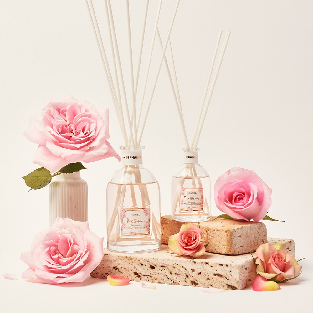 フレグランスアロマディフューザー210ml（ピンクグリム）/Fragrance Aroma Diffuser 210ml (Pink Gleam)