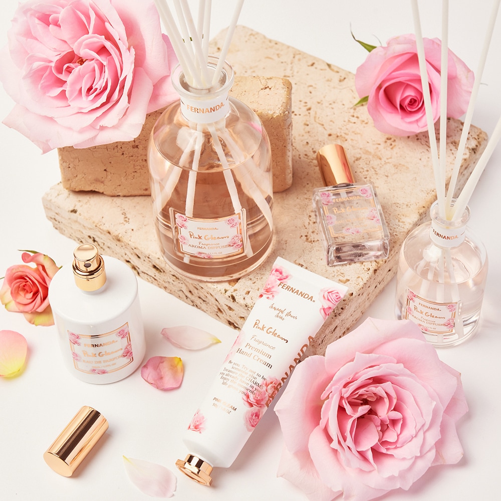 フレグランスアロマディフューザー210ml（ピンクグリム）/Fragrance Aroma Diffuser 210ml (Pink Gleam)