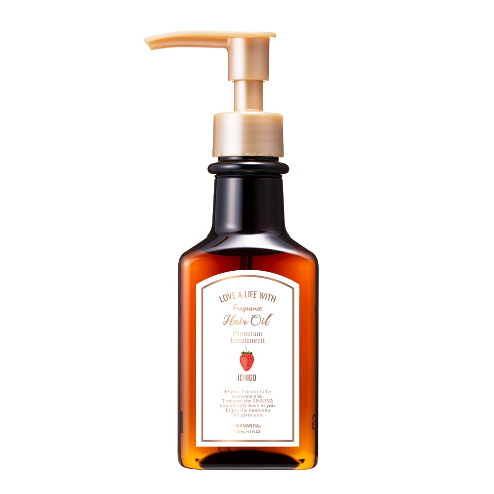 フレグランスプレミアムヘアオイル 140ml（イチゴ）/Fragrance Premium Hair Oil 140ml (Ichigo)
