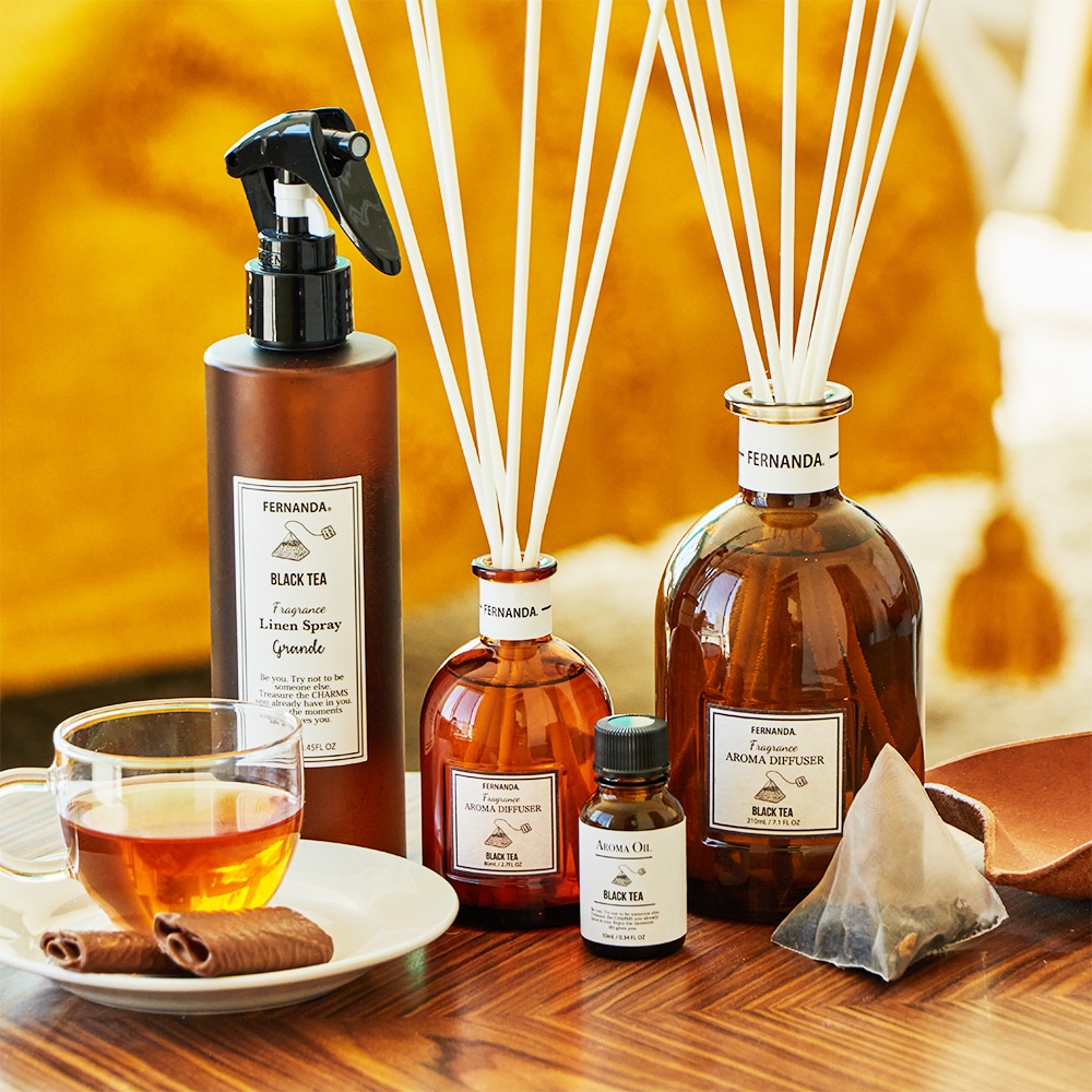 フレグランスアロマディフューザー80ml（ブラックティー）/Fragrance