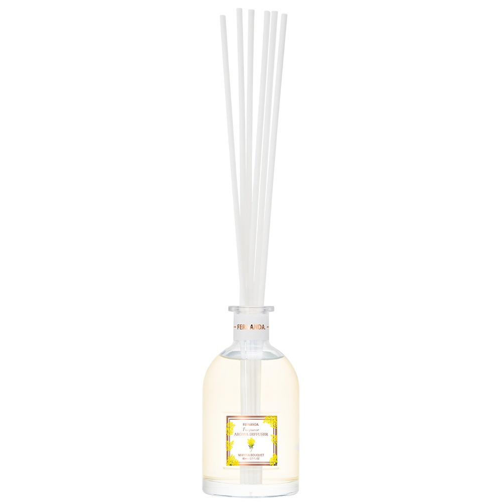［パプリカさま専用！］アロモア アロマディフューザー フレグランスアロマディフューザー80ml（ミモザブーケ