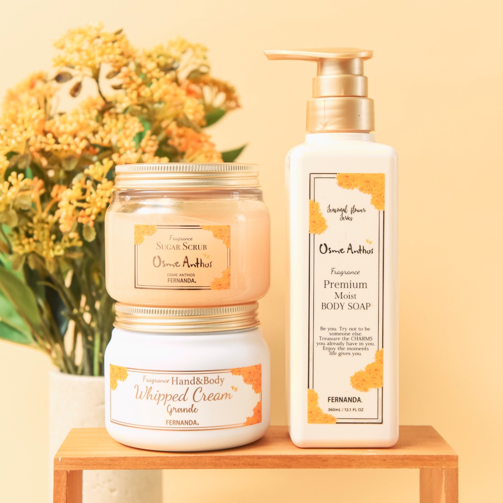 フレグランスハンド＆ボディホイップクリーム グランデ（オスメアンソス）/Fragrance Hand & Body Whipped Cream Grande (Osme Anthos)