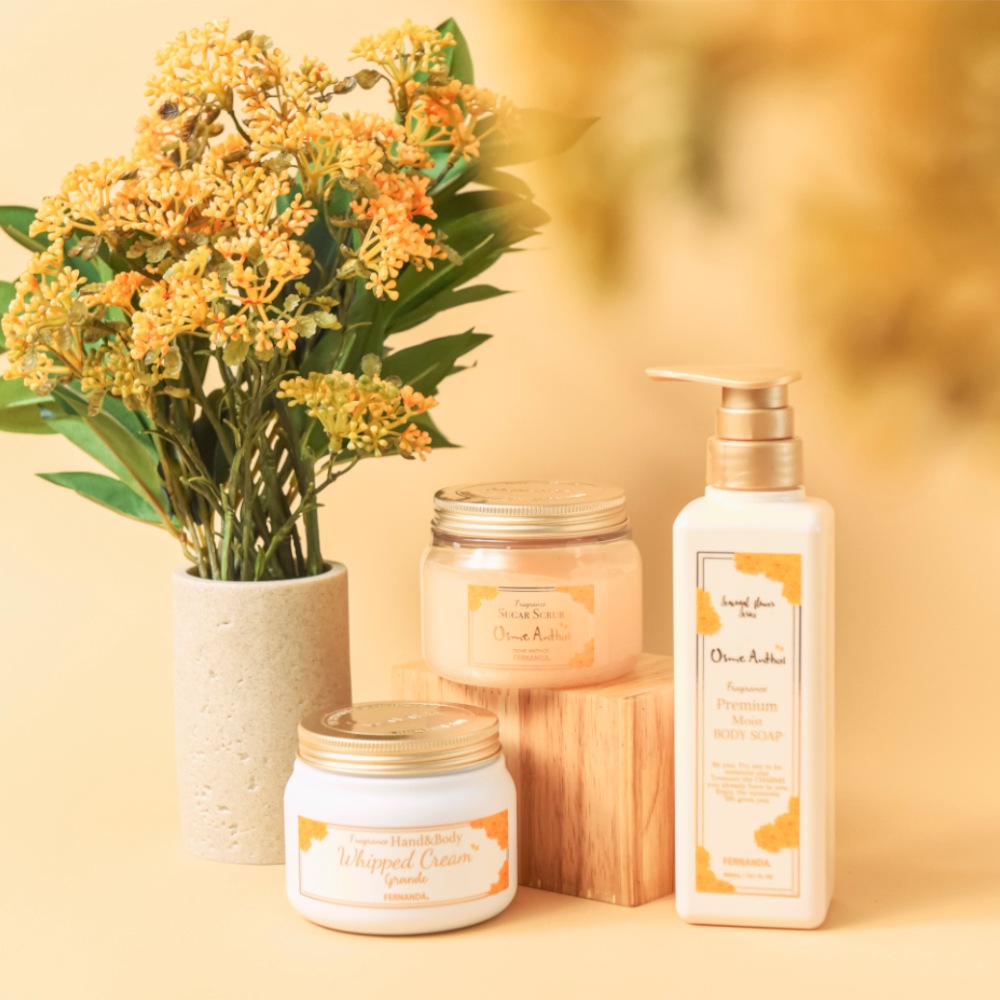 フレグランスハンド＆ボディホイップクリーム グランデ（オスメアンソス）/Fragrance Hand & Body Whipped Cream Grande (Osme Anthos)