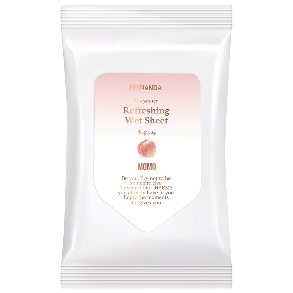 フレグランスリフレッシングウェットシート（モモ）/Fragrance Refreshing Wet Sheet (Momo)