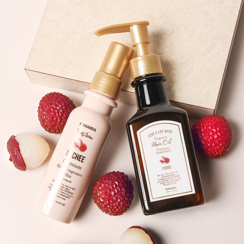 フレグランスプレミアムヘアオイル 140ml（ライチ）/Fragrance Premium Hair Oil 140ml (Lychee)