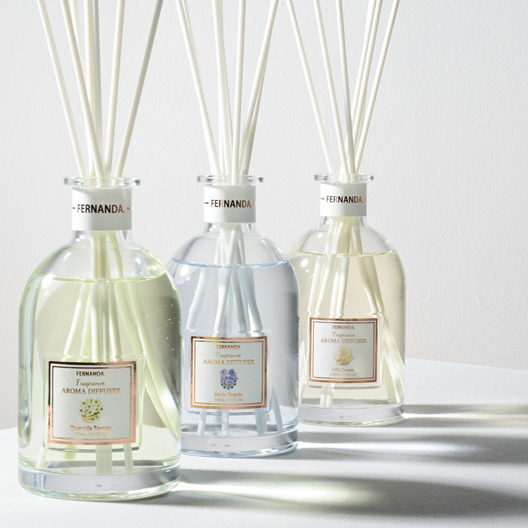 フレグランスアロマディフューザー210ml(リリークラウン)/Fragrance Aroma Diffuser 210ml(Lilly Crown)