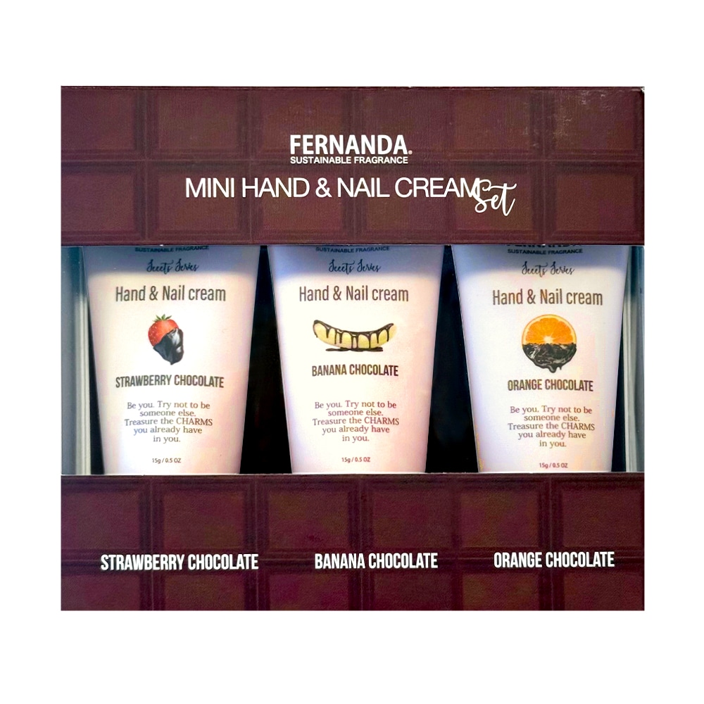 ミニハンド＆ネイルクリームセット（ストロベリーチョコ・バナナチョコ