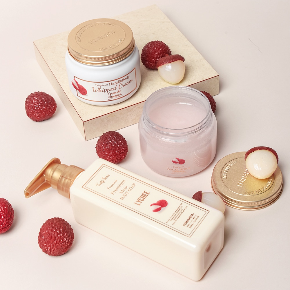 フレグランスハンド＆ボディホイップクリーム グランデ（ライチ）/Fragrance Hand & Body Whipped Cream Grande (Lychee)